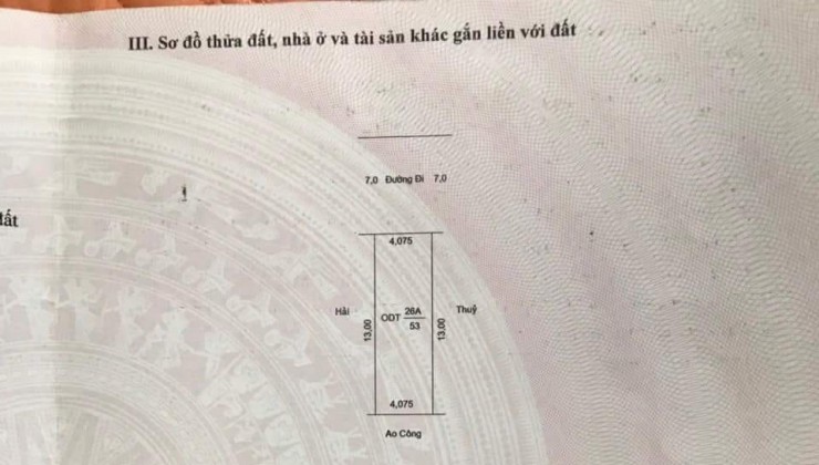 Cần Bán 53m Đất Ở Đô Thị Chúc Sơn Trục Chính Kinh Doanh Giá 2.9 Tỷ